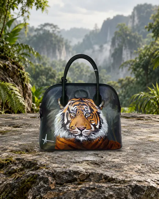 Tigre bauletto nero