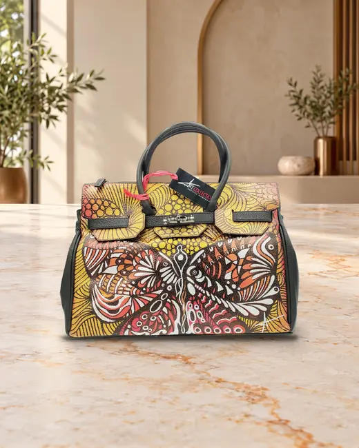 Birkin zentangle arancio