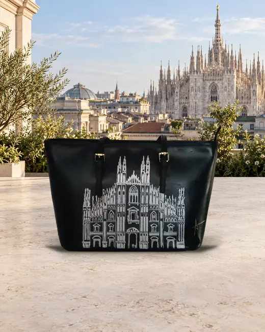 Milano tote nera